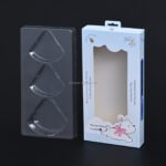 Window Paper Box with Blister Tray Holder for Cosmetic Sponge