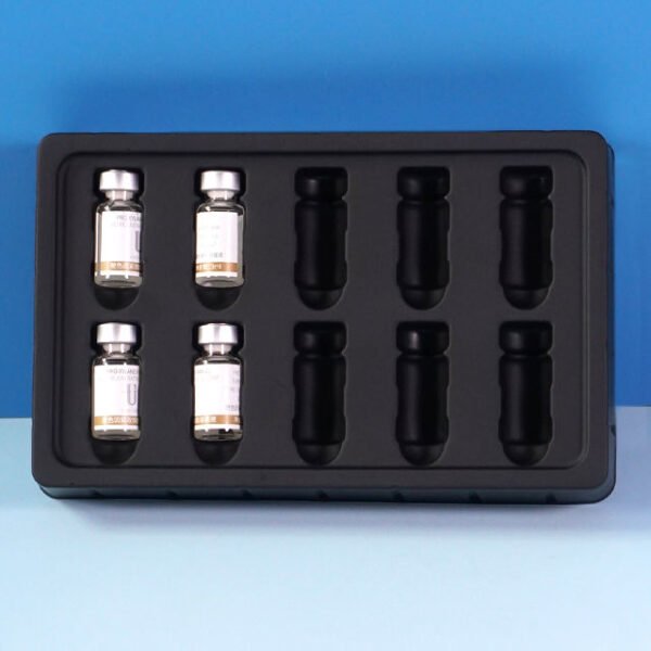 Medical Grade Plastic Blister Tray Inserts for Secure Glass Vial Packaging