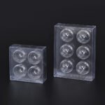 Food Grade Chocolate PET PVC Clear Folding Box with Blister Tray