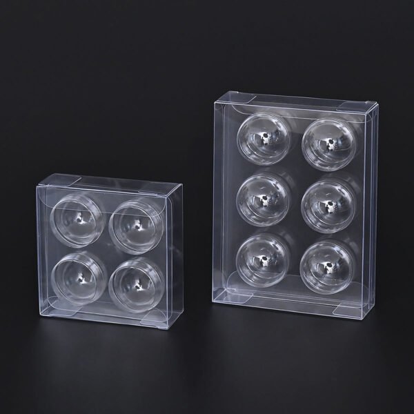 Custom Food-Grade Clear Chocolate PET PVC Folding Boxes with Blister Trays
