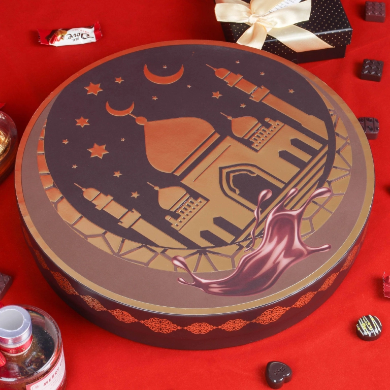 Exotic Round Chocolate Gift Boxes Custom With Logo - Image 3