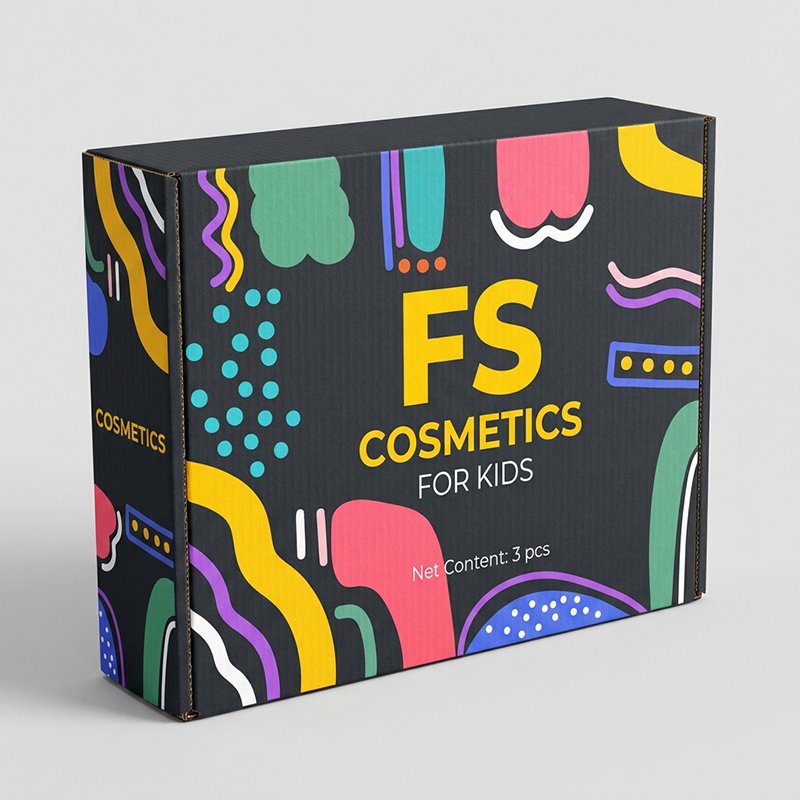 Custom Paper Box Cosmetic for Kids