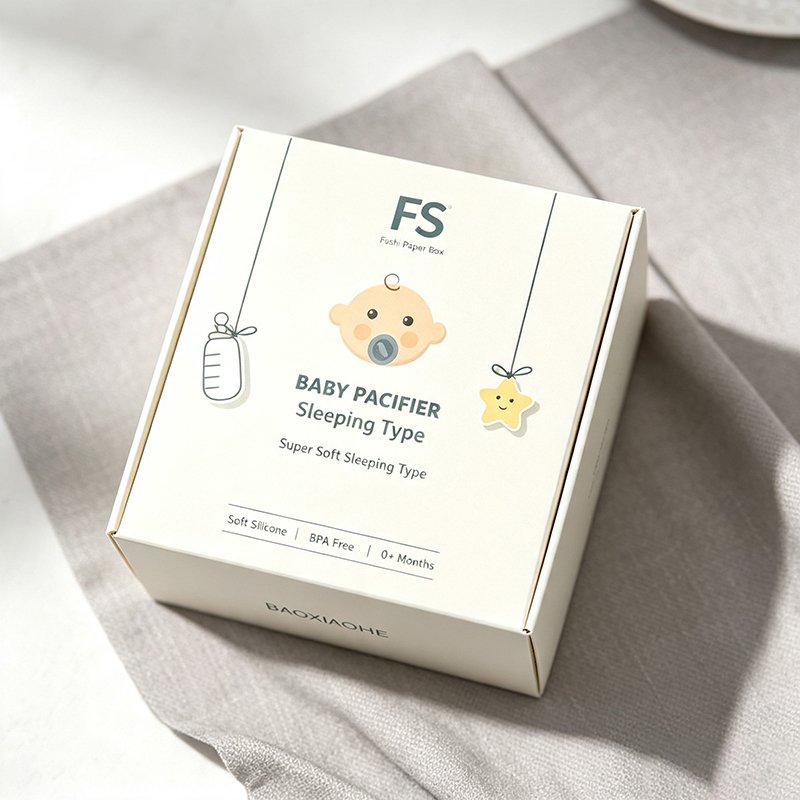 Custom Baby Pacifier Paper Box - Image 2