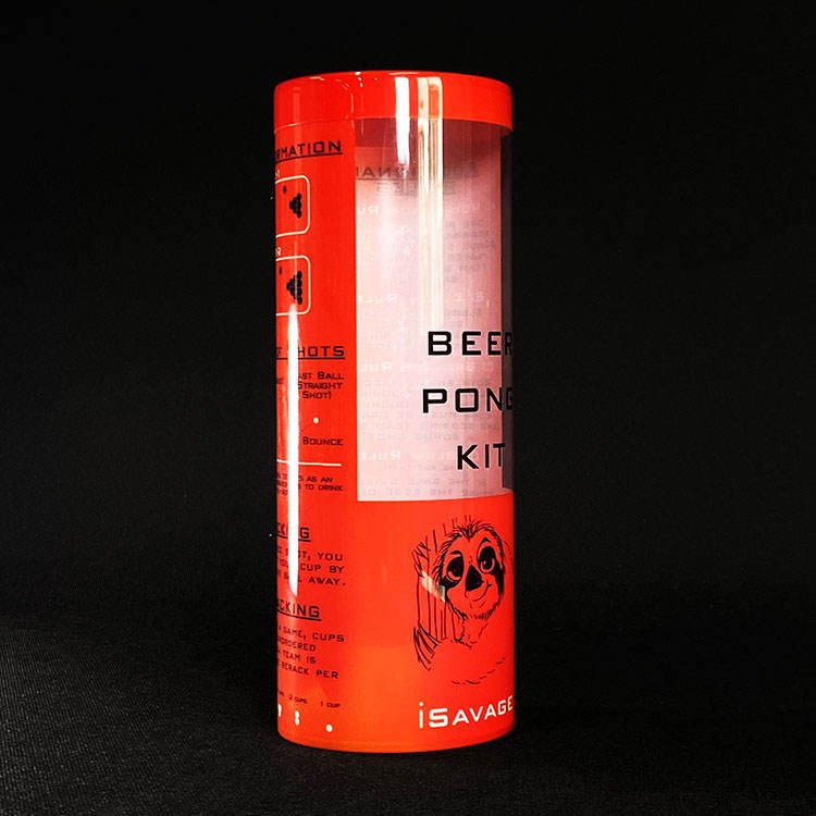 Acetate Box PVC Cylinder Packing Storage Container - Image 2