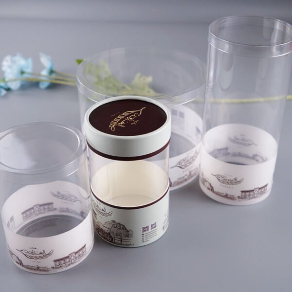 Cylinder Plastic Round Tube Box