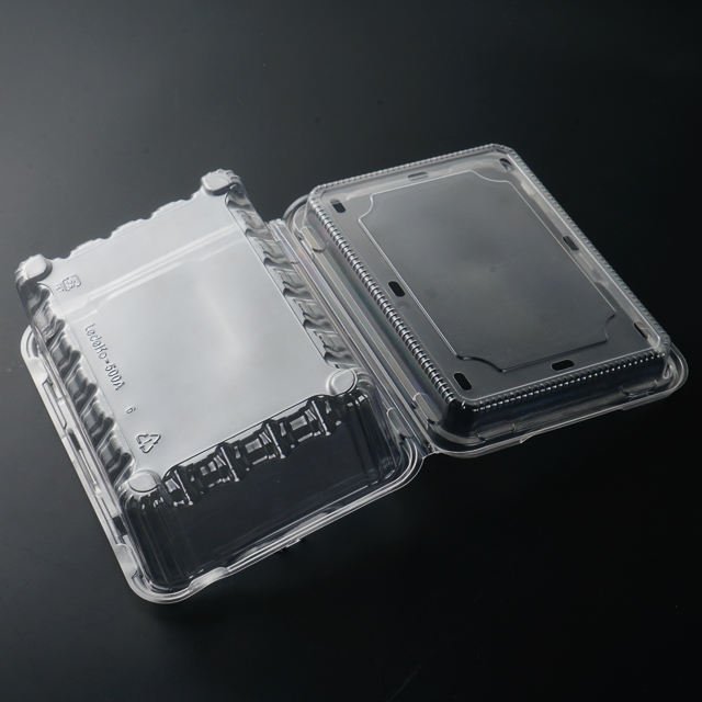 Disposable Clear Plastic Clamshell Food Blister Box Container - Image 4