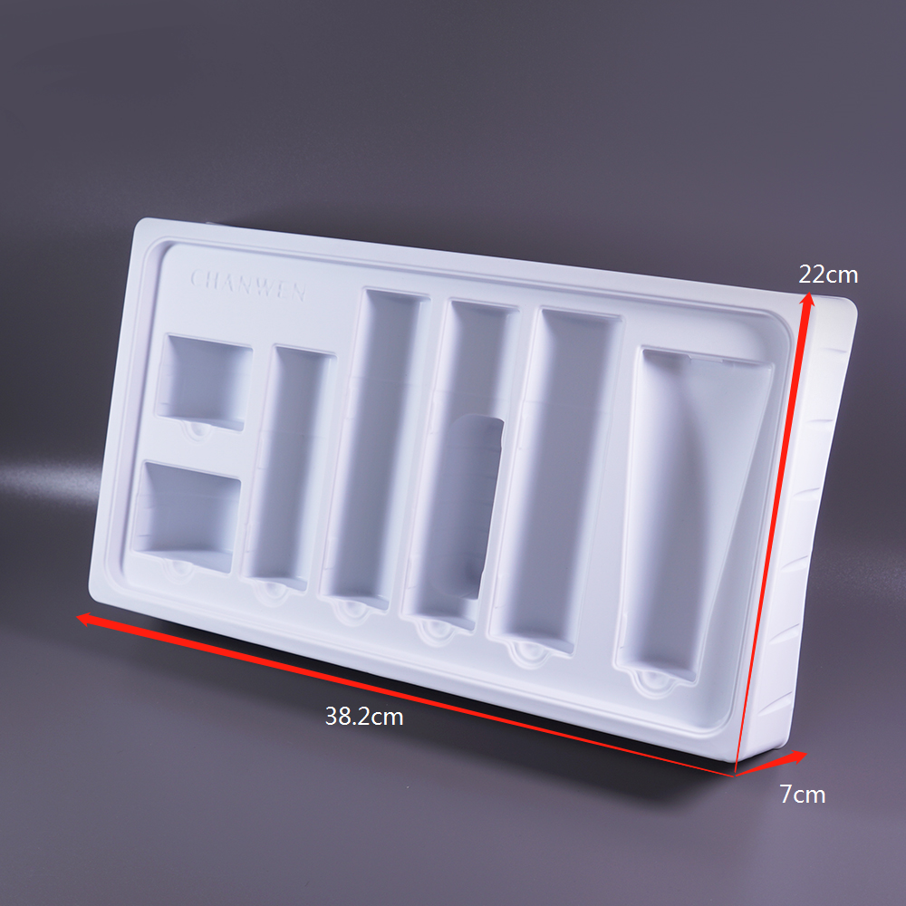 Eco-friendly PET White Facial Cleanser Blister Tray - Image 4