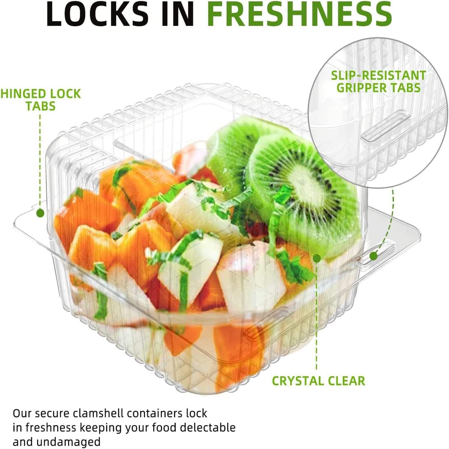 Food Grade 0.62mm PET Disposable Clear Plastic Blister Container - Image 2