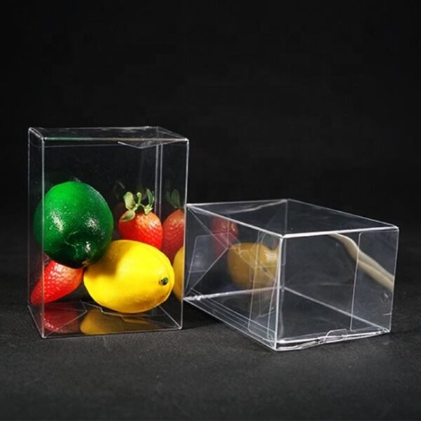 Recyclable PVC PET Plastic Clear Packaging Boxes