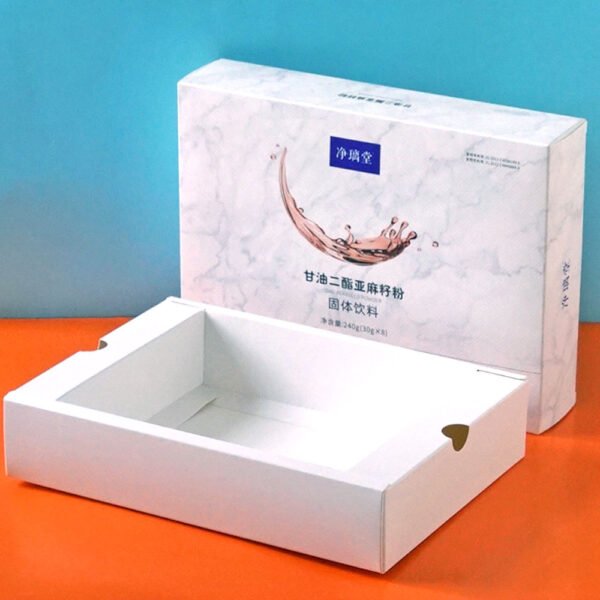 Recycled Food Packaging Folders Box with Matt Lamination