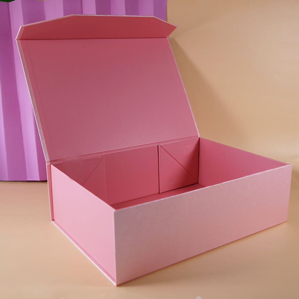 Stickers Box Foldable Gift Cardboard Paper Gift Packaging Box
