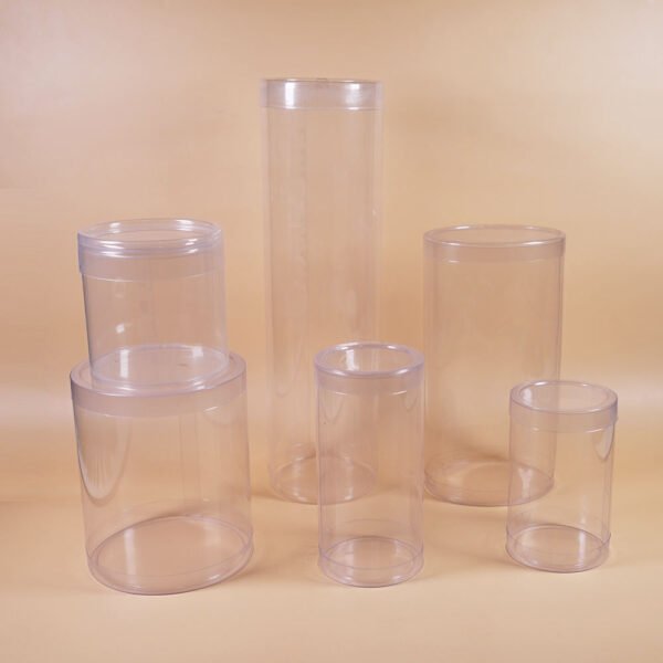 Transparent Eco-Friendly Cylinder Tube Box