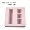 Pink Plastic Tray Cosmetic for Skincare Products