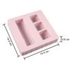 Pink Plastic Tray Cosmetic for Skincare Products