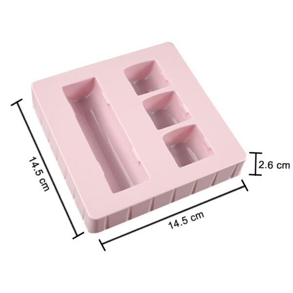 Pink Plastic Tray Cosmetic for Skincare Products