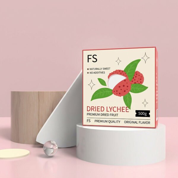 Food Printed Paper Boxes Dried Lychee Jerky