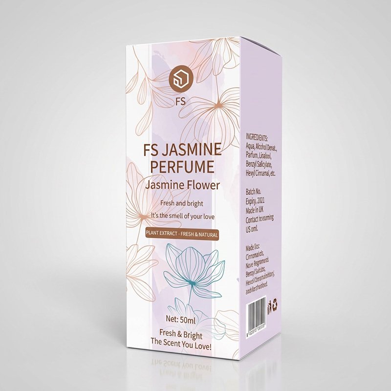 Illustration Design Style Perfume Paper Box Custom
