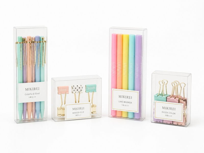 fully transparent plastic box for accessories