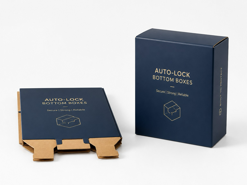 auto-lock bottom box