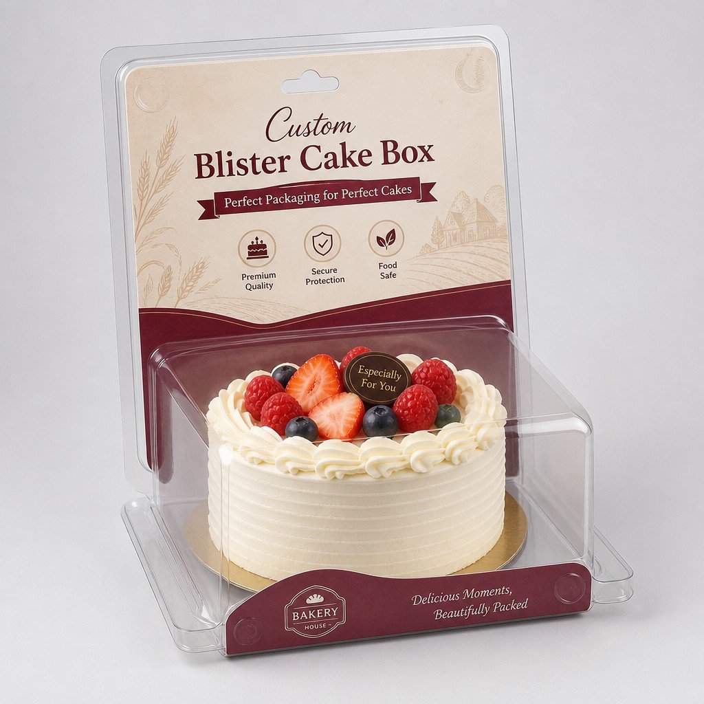 Custom Blister Cake Box for Bakery Cakes