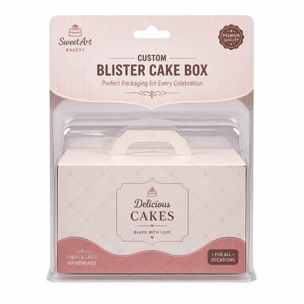 Custom Blister Cake Box for Bakery Cakes