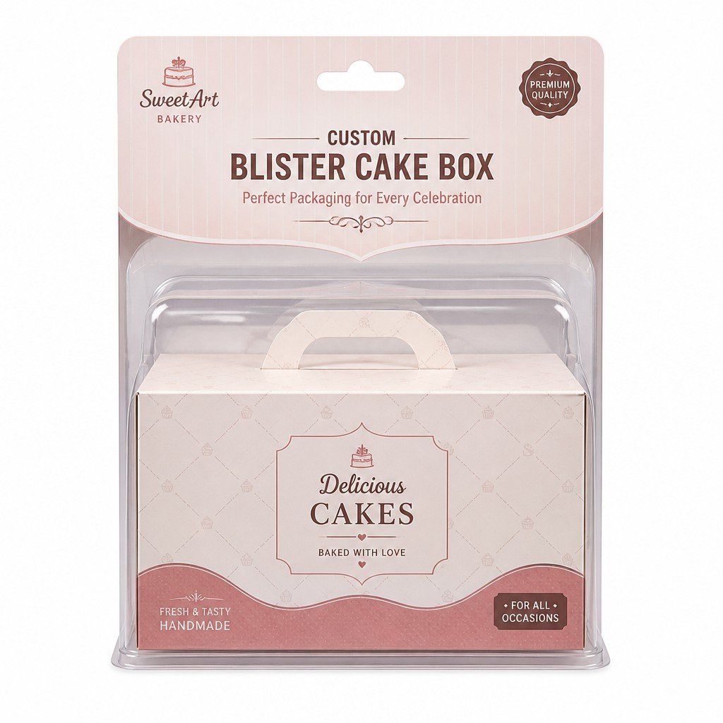 Custom Blister Cake Box for Bakery Cakes