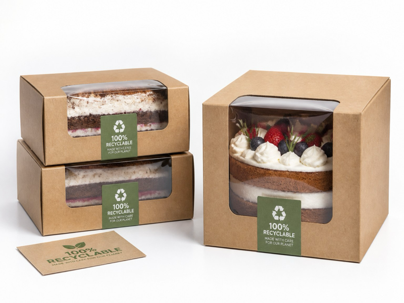 blister cake box retail display