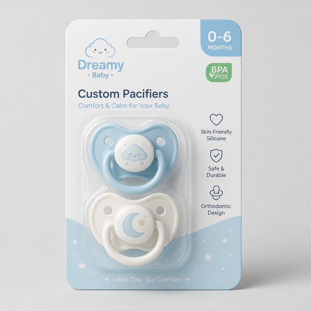 Custom Blister Card for Baby Pacifiers