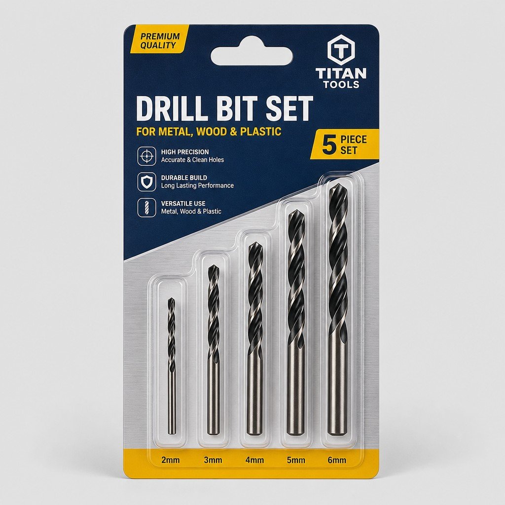 Custom Blister Card for Drill Bits