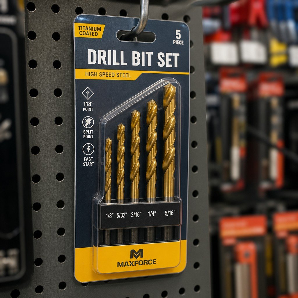 blister packaging on retail display shelf