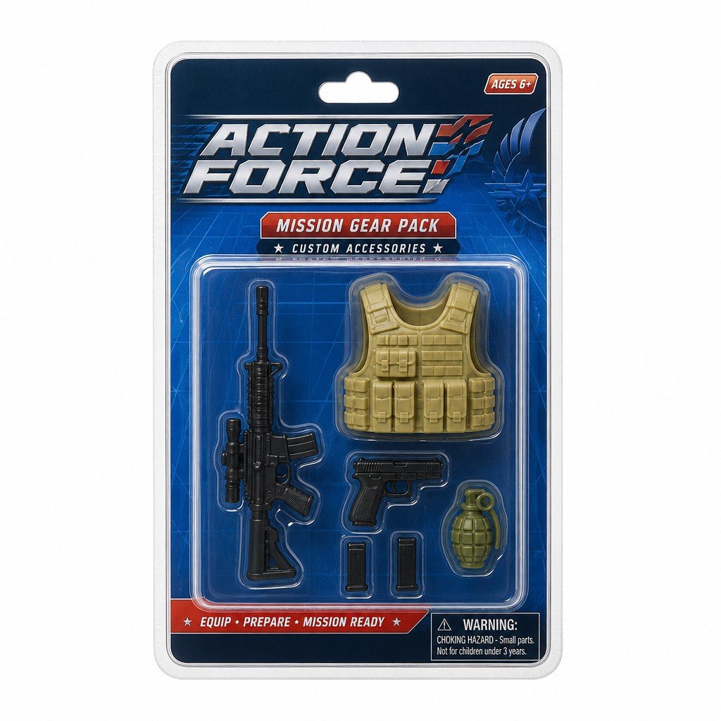 Custom Blister Card for Toy Accessories