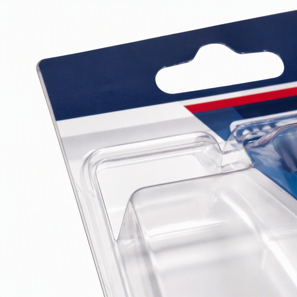 thermoforming detail on custom blister pack