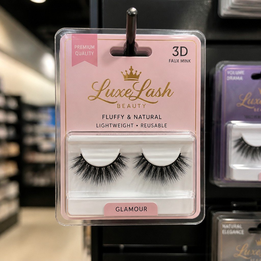 blister packaging on retail display shelf