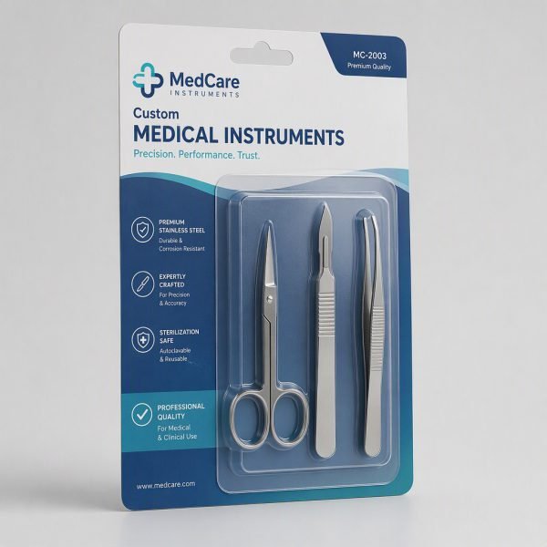 Custom Blister Card Packaging for Medical Instruments