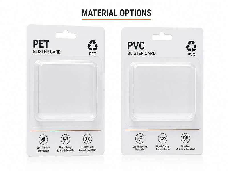 blister card packaging retail display