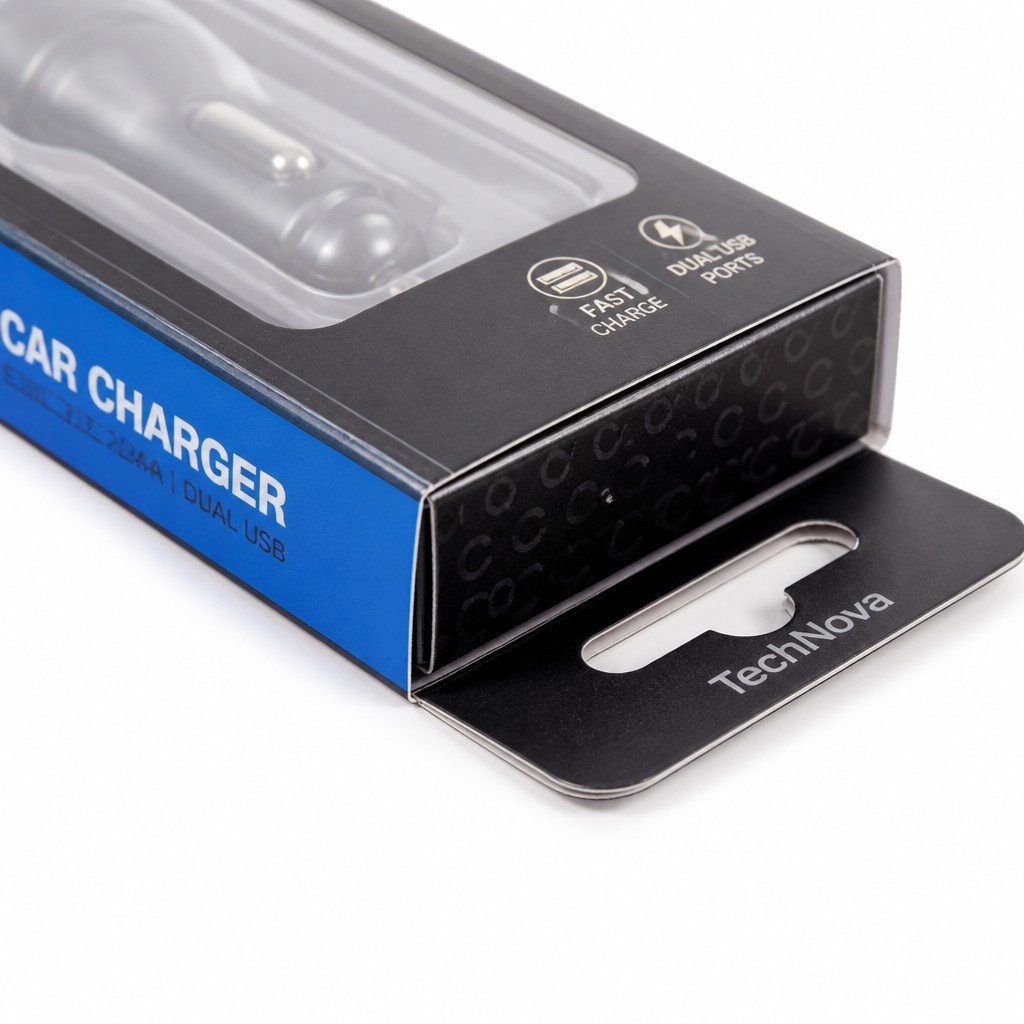 Blister Packaging Folding Sliding Box with Backing Card