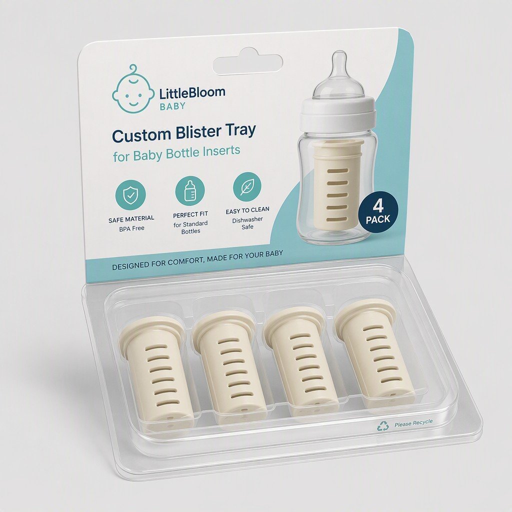 Custom Blister Tray for Baby Bottle Inserts
