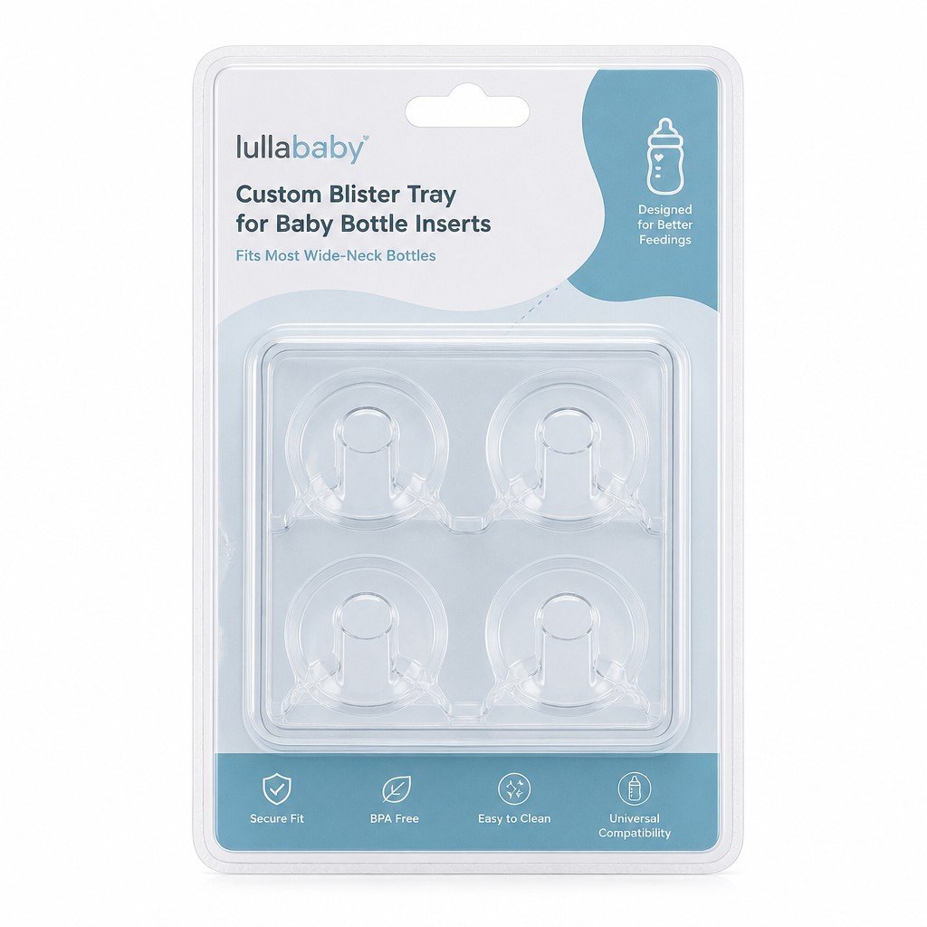 Custom Blister Tray for Baby Bottle Inserts