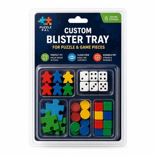 Custom Blister Tray for Puzzle and Game Pieces