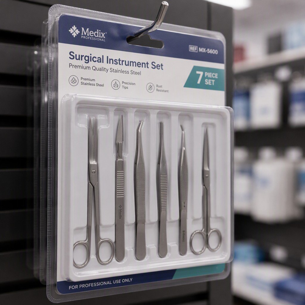 Custom Blister Tray for Surgical Instruments