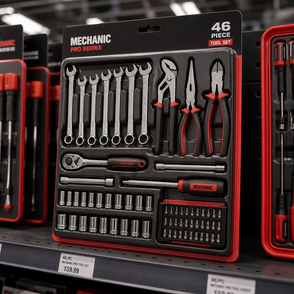 Custom Blister Tray for Tool Sets