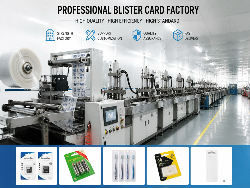 small order blister card packaging