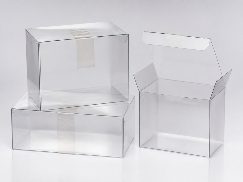 small order fully transparent plastic box