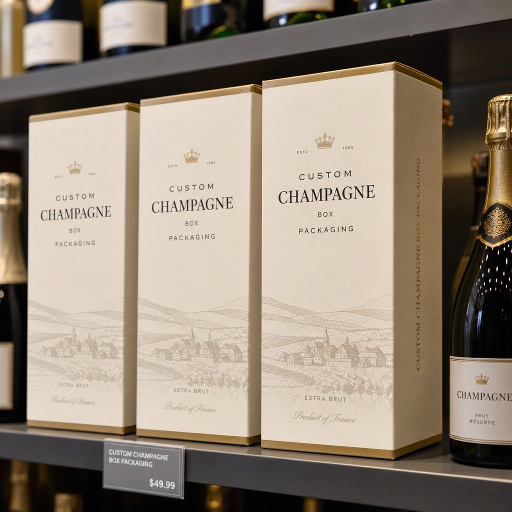 Custom Champagne Box Packaging