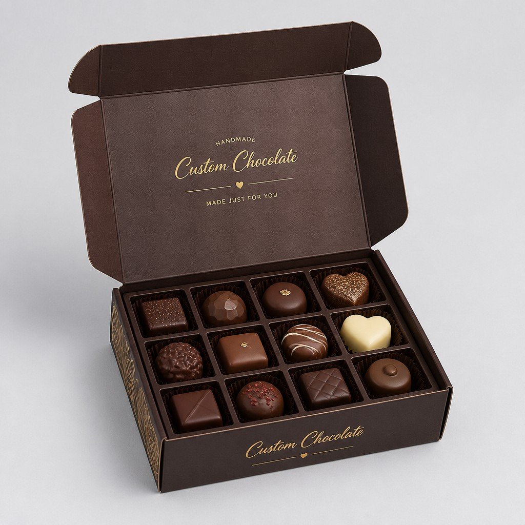 Custom Chocolate Folding Paper Box