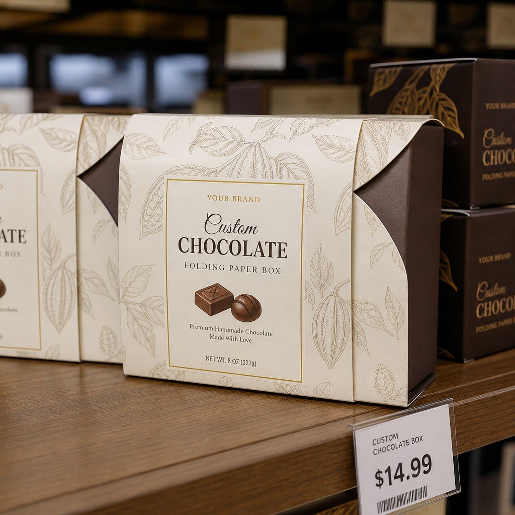Custom Chocolate Folding Paper Box