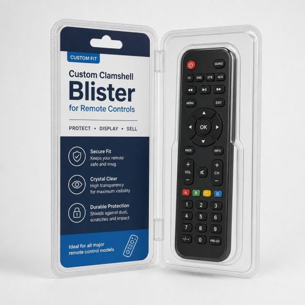 Custom Clamshell Blister for Remote Controls