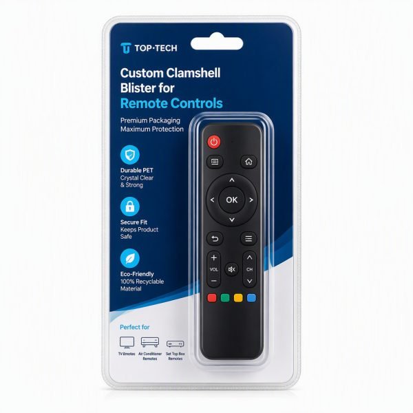 Custom Clamshell Blister for Remote Controls