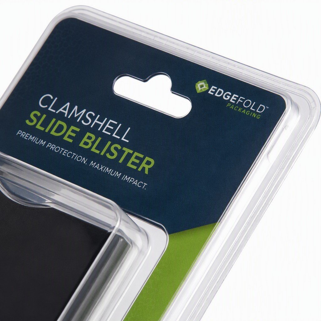Clamshell Edgefold Slide Blister Packaging