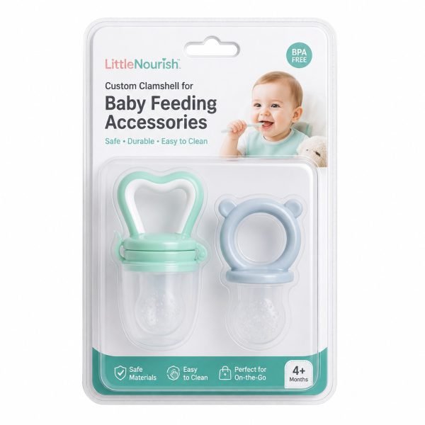 Custom Clamshell for Baby Feeding Accessories